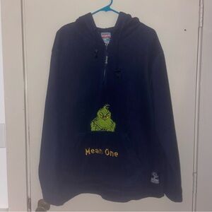 Dr. Seuss Dark Blue Grinch Hoodie